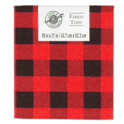 Best reviews of π Red & Black Buffalo Plaid Cotton Fabric by Loops & Threads™ π