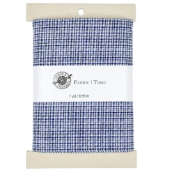 Wholesale β Navy & White Plaid Cotton Fabric Bundle by Loops & Threads™ π