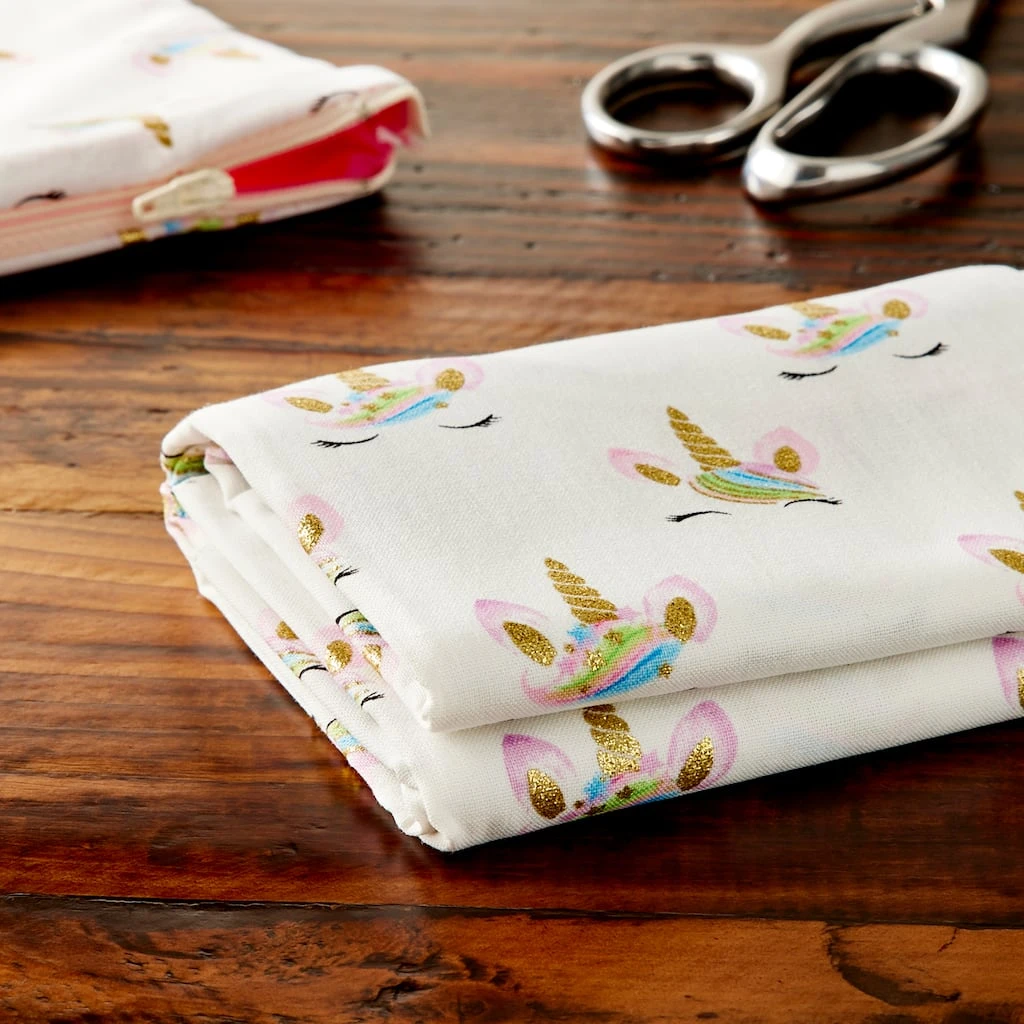 Buy π White Unicorn Cotton Fabric Bundle by Loops & Threads™ π 4 Buy π White Unicorn Cotton Fabric Bundle by Loops & Threads™ π - Image 2