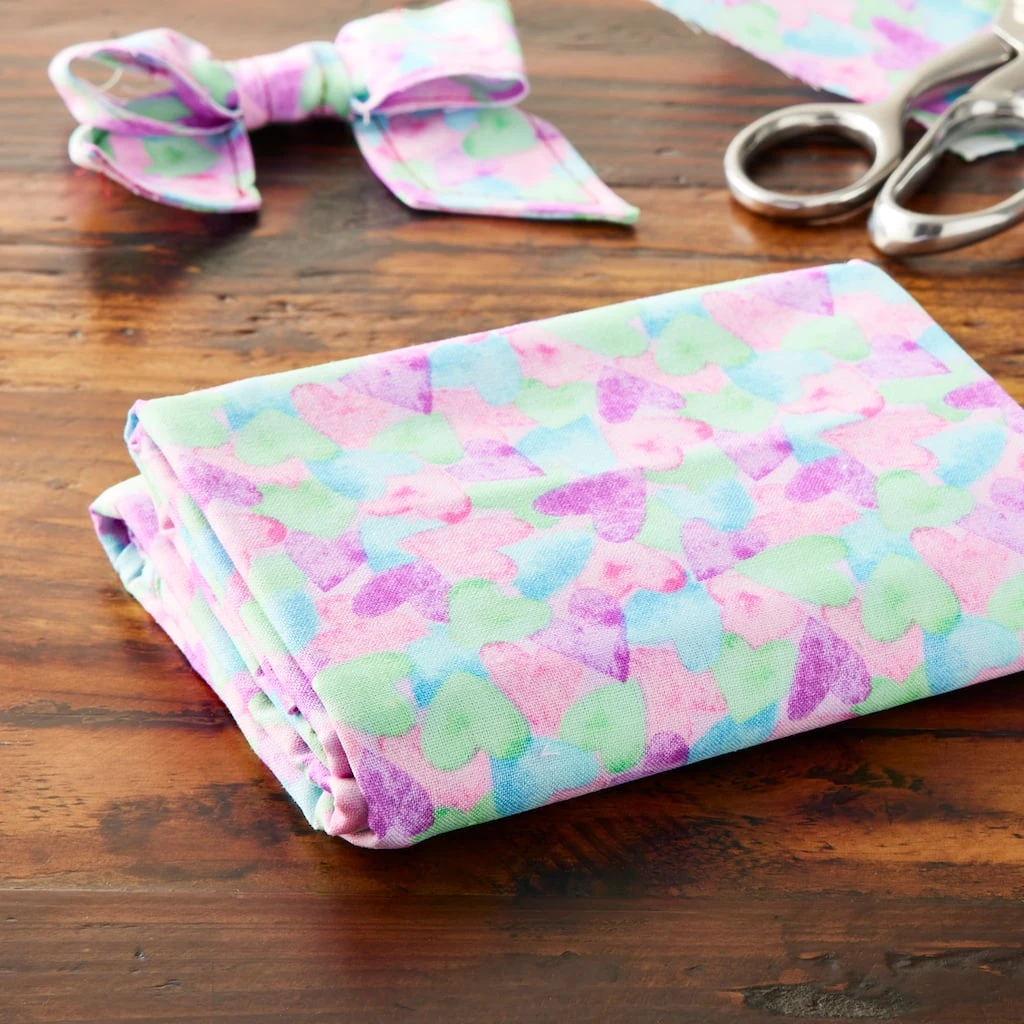 Outlet π Multicolor Hearts Cotton Fabric Bundle by Loops & Threads™ π 4 Outlet π Multicolor Hearts Cotton Fabric Bundle by Loops & Threads™ π - Image 2