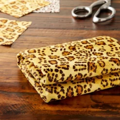 Discount ⌛ Cheetah Print Cotton Fabric Bundle by Loops & Threads™ 🔥 -Loops and Threads Store 10631335 20