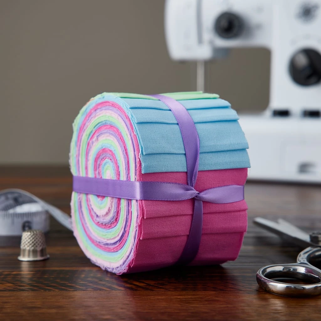 Best deal π Pastel Solid Cotton Fabric Strips by Loops & Threads™ β 4 Best deal π Pastel Solid Cotton Fabric Strips by Loops & Threads™ β - Image 2