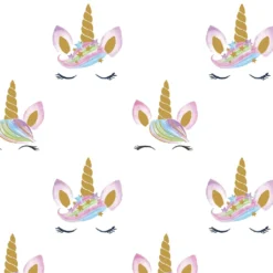 New 🧨 Unicorn Cotton Fabric Squares by Loops & Threads™ 🎉 -Loops and Threads Store 10631350 4