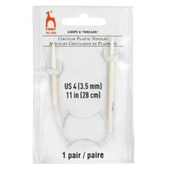 Budget β¨ 11" Plastic Circular Needles by Loops & Threads® π