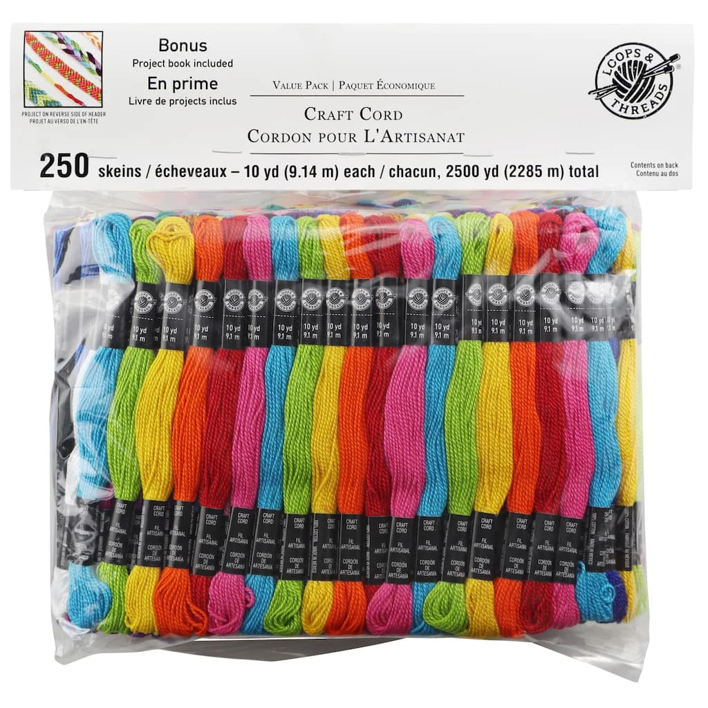 Wholesale π₯° 6 Pack: Craft Cord Value Pack by Loops & Threads® π 4 Wholesale π₯° 6 Pack: Craft Cord Value Pack by Loops & Threads® π - Image 2