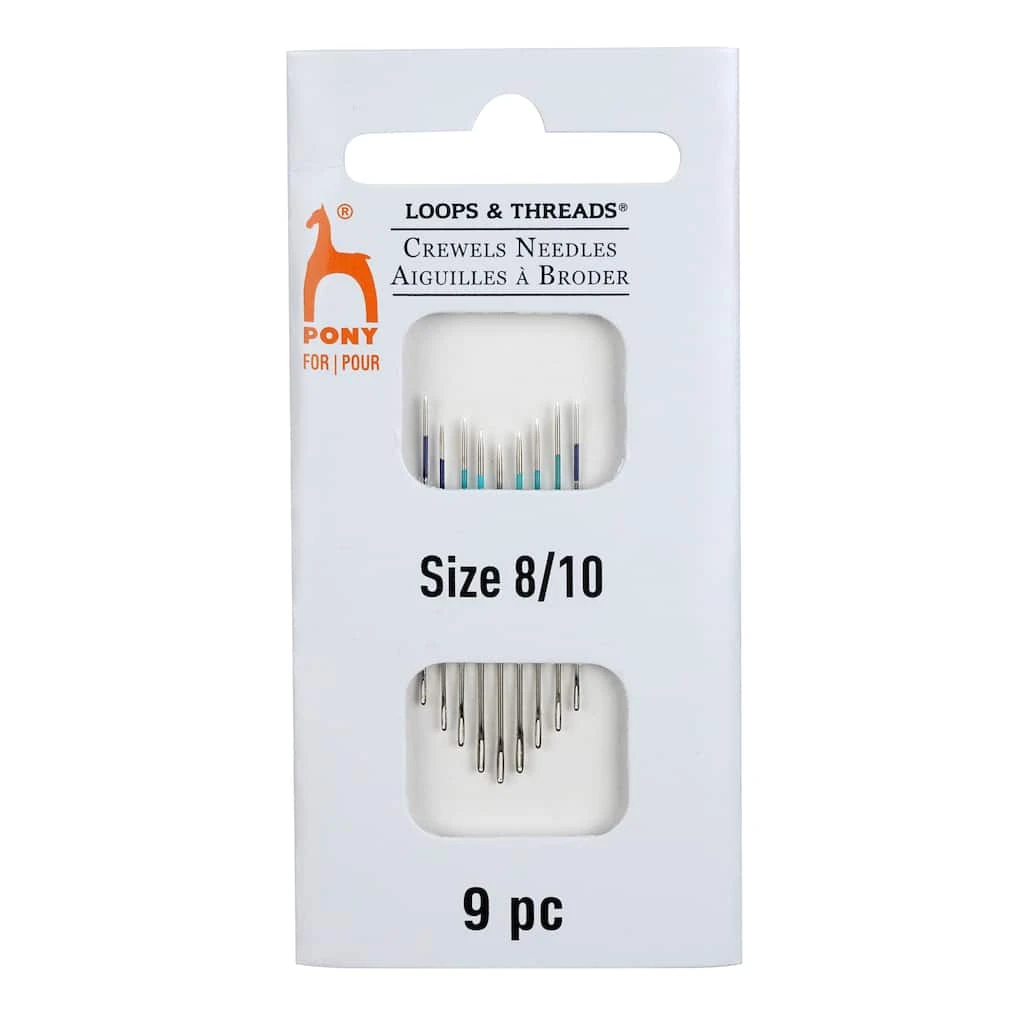 Best deal π 18 Packs: 9 ct. (162 total) Pony® 8/10 Crewels Needles by Loops & Threads® β 4 Best deal π 18 Packs: 9 ct. (162 total) Pony® 8/10 Crewels Needles by Loops & Threads® β - Image 2
