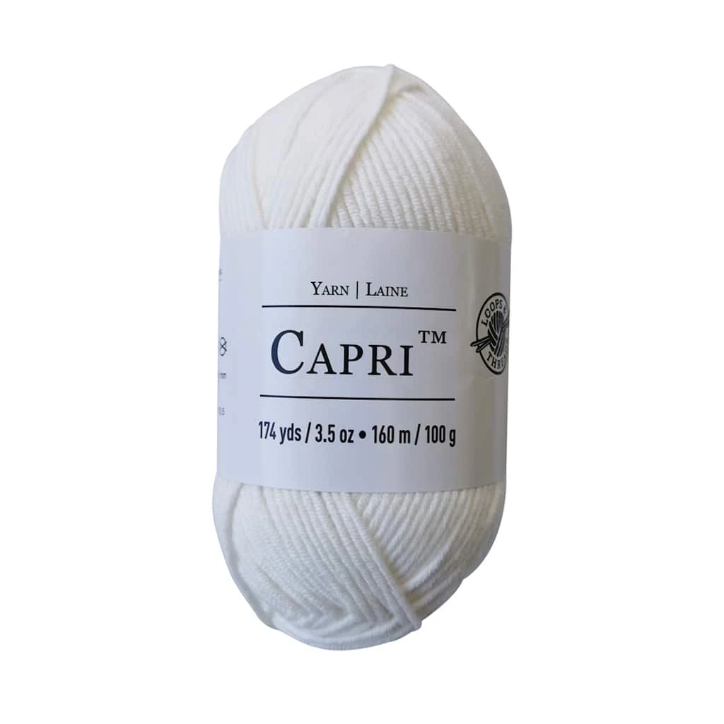 Budget π₯ Capri™ Solid Yarn by Loops & Threads® β 3 Budget π₯ Capri™ Solid Yarn by Loops & Threads® β