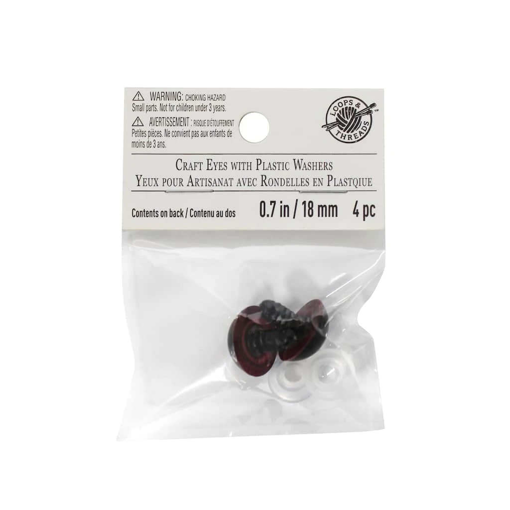 Hot Sale β€οΈ Craft Eyes with Plastic Washers by Loops & Threads™ π 5 Hot Sale β€οΈ Craft Eyes with Plastic Washers by Loops & Threads™ π - Image 3