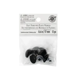 Flash Sale 🔥 Craft Noses with Plastic Washers Loops & Threads®, 17mm ⭐ -Loops and Threads Store 10650814 3