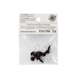 Outlet ✨ Craft Eyes with Plastic Washers Loops & Threads®, 9mm ❤️ -Loops and Threads Store 10651094 3