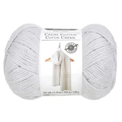 Promo π Crème Cotton™ Yarn by Loops & Threads™ β