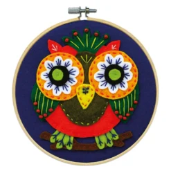 Flash Sale 🧨 Owl Felt Applique Kit by Loops & Threads® 👍