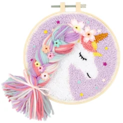 Cheapest βοΈ Unicorn Punch Needle Kit by Loops & Threads® β