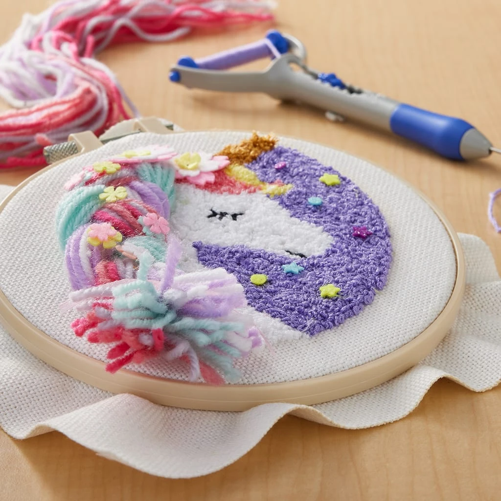 Cheapest ✔️ Unicorn Punch Needle Kit by Loops & Threads® ⌛ 4 Cheapest ✔️ Unicorn Punch Needle Kit by Loops & Threads® ⌛ - Image 2