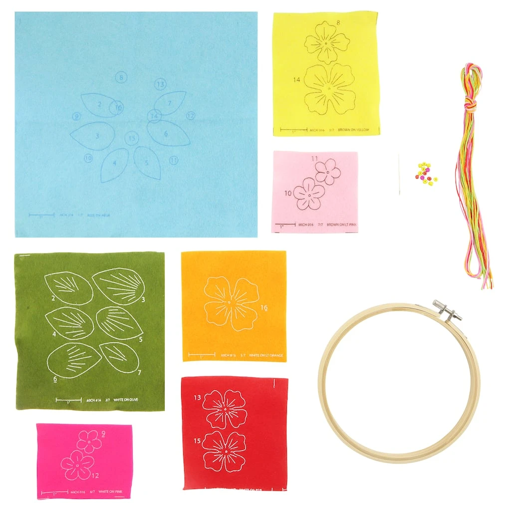 Cheap β Pastel Flowers Felt Applique Kit by Loops & Threads® π 6 Cheap β Pastel Flowers Felt Applique Kit by Loops & Threads® π - Image 4