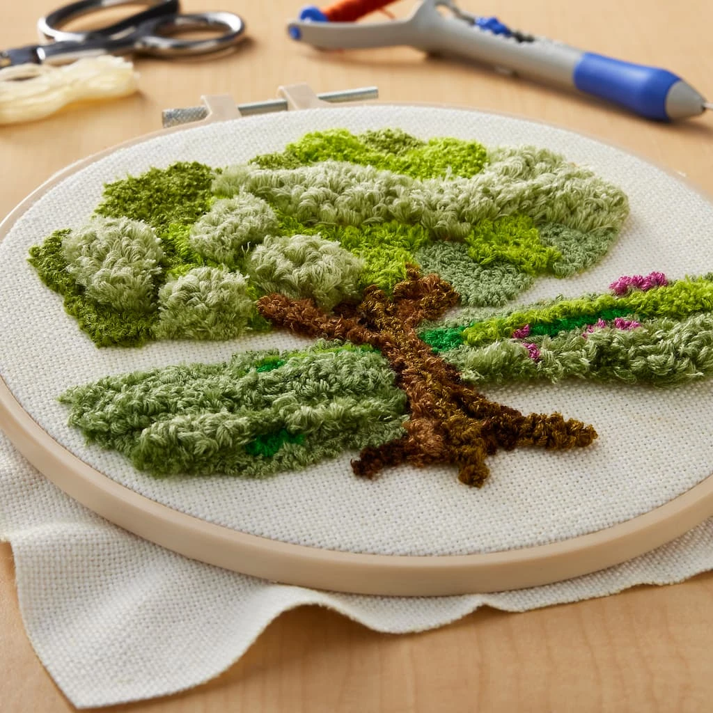 New π₯° Tree Punch Needle Kit by Loops & Threads® π 4 New π₯° Tree Punch Needle Kit by Loops & Threads® π - Image 2