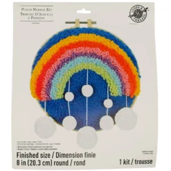 Deals ✨ Rainbow & Pom-Pom Punch Needle Kit by Loops & Threads® ✨ 9 Deals ✨ Rainbow & Pom-Pom Punch Needle Kit by Loops & Threads® ✨ -Loops and Threads Store 10663966 1