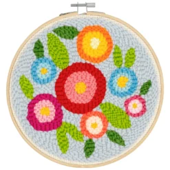 Deals π Flowers Punch Needle Kit by Loops & Threads® π