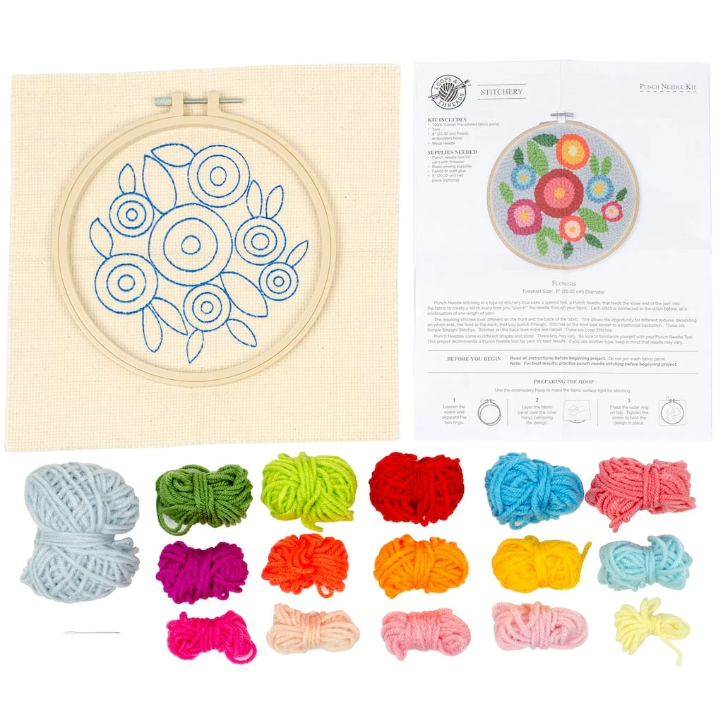 Deals π Flowers Punch Needle Kit by Loops & Threads® π 6 Deals π Flowers Punch Needle Kit by Loops & Threads® π - Image 4