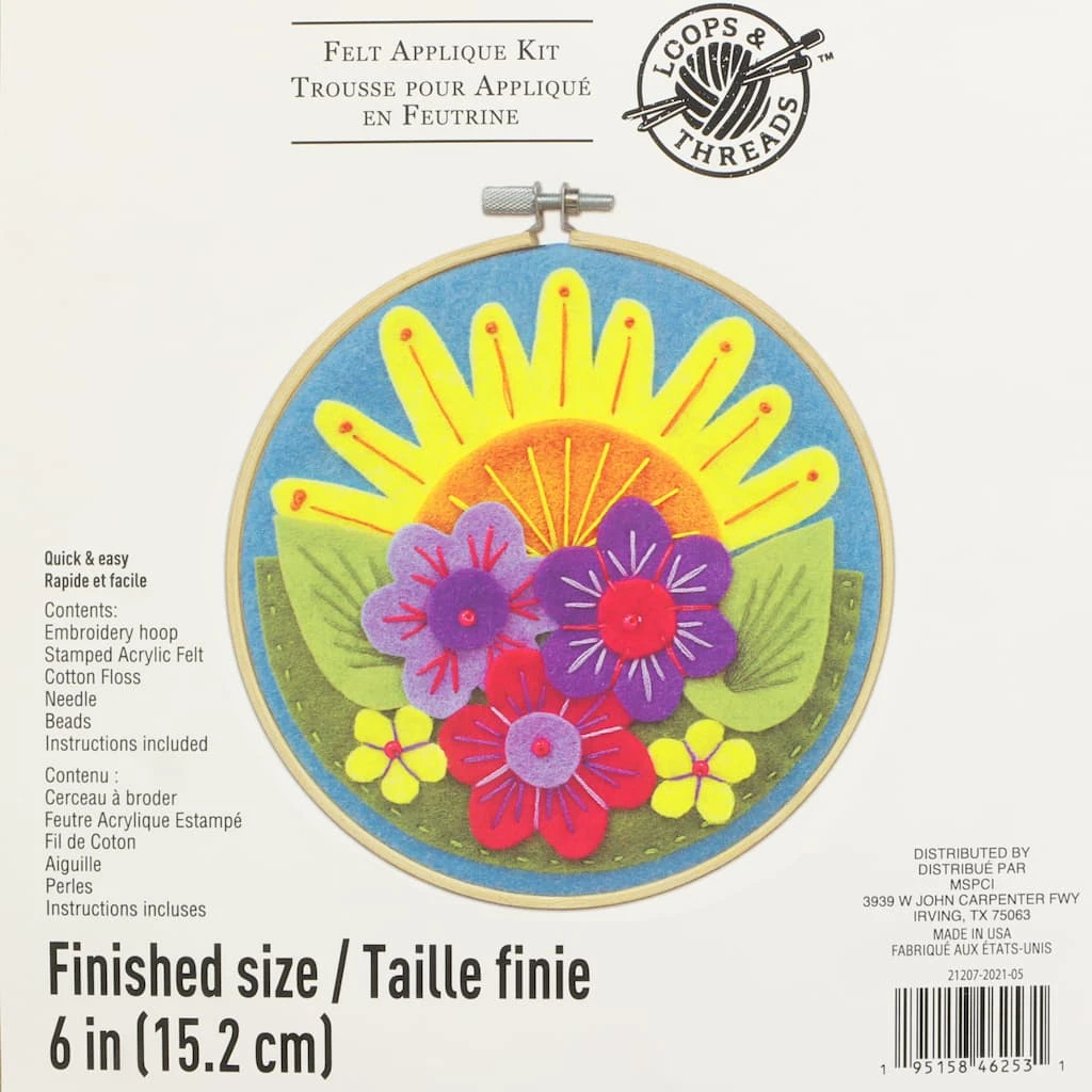 Cheapest π Sunrise Felt Applique Kit by Loops & Threads® π 4 Cheapest π Sunrise Felt Applique Kit by Loops & Threads® π - Image 2