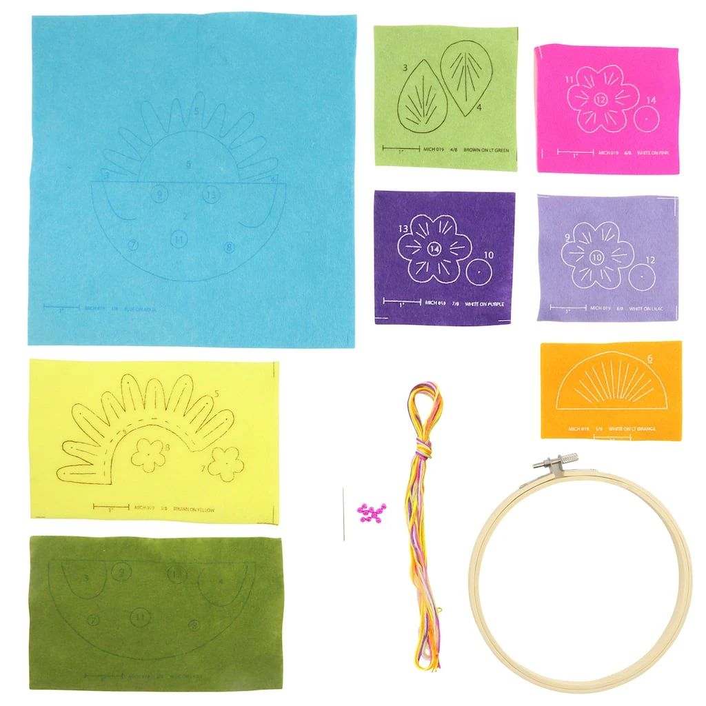 Cheapest π Sunrise Felt Applique Kit by Loops & Threads® π 5 Cheapest π Sunrise Felt Applique Kit by Loops & Threads® π - Image 3