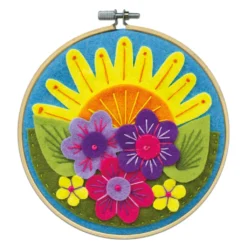 Cheapest 😉 Sunrise Felt Applique Kit by Loops & Threads® 🛒