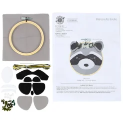 Best reviews of 𧨠Raccoon Felt Hoop Kit by Loops & Threads™ β 9 Best reviews of 𧨠Raccoon Felt Hoop Kit by Loops & Threads™ β -Loops and Threads Store 10663976 3