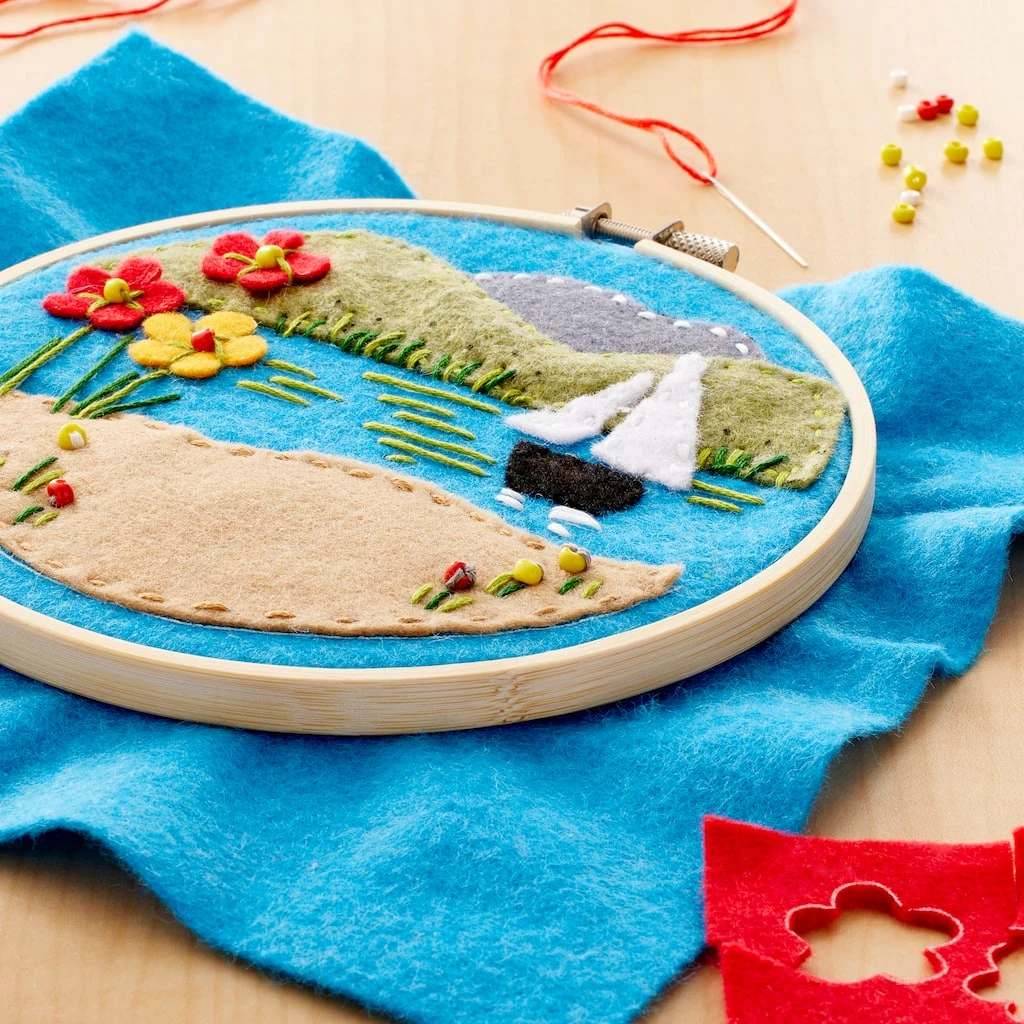 Outlet β Sailboat Felt Applique Kit by Loops & Threads® π 4 Outlet β Sailboat Felt Applique Kit by Loops & Threads® π - Image 2