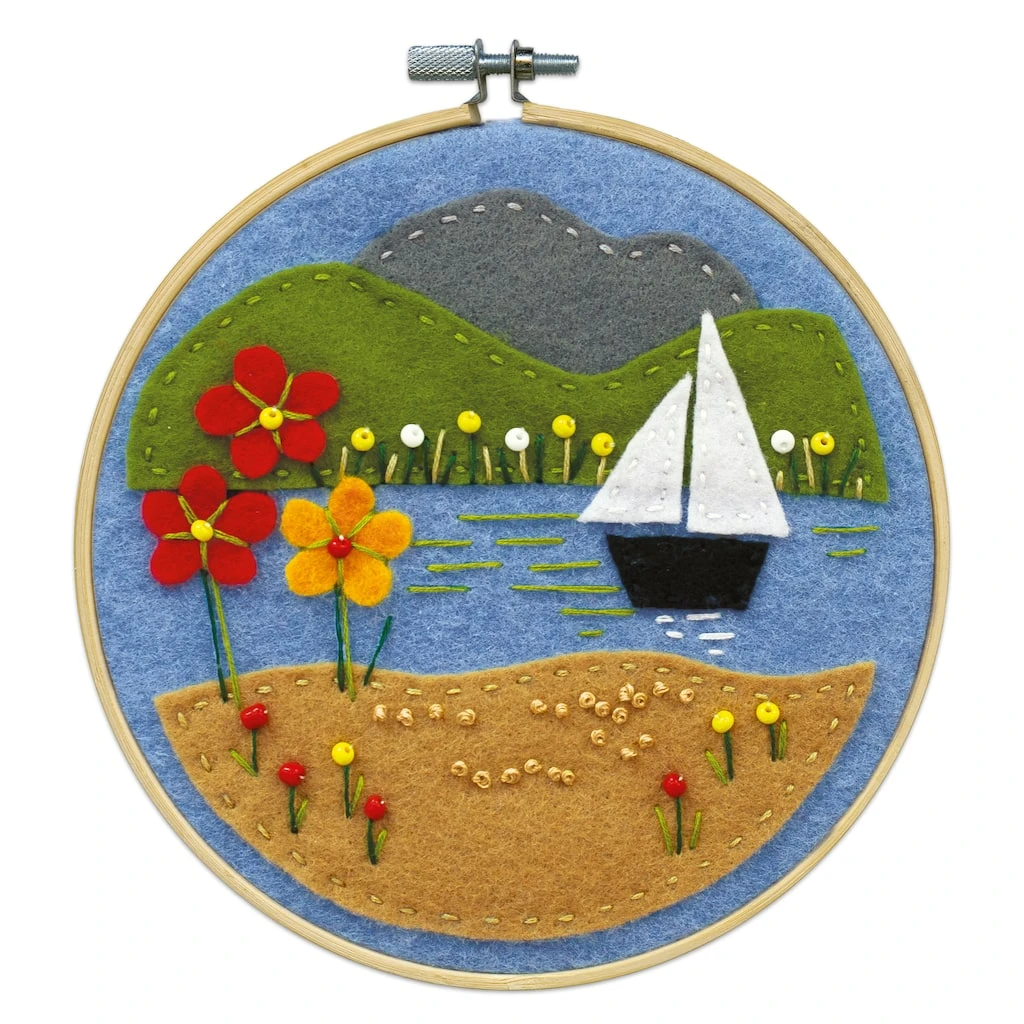 Outlet β Sailboat Felt Applique Kit by Loops & Threads® π 3 Outlet β Sailboat Felt Applique Kit by Loops & Threads® π