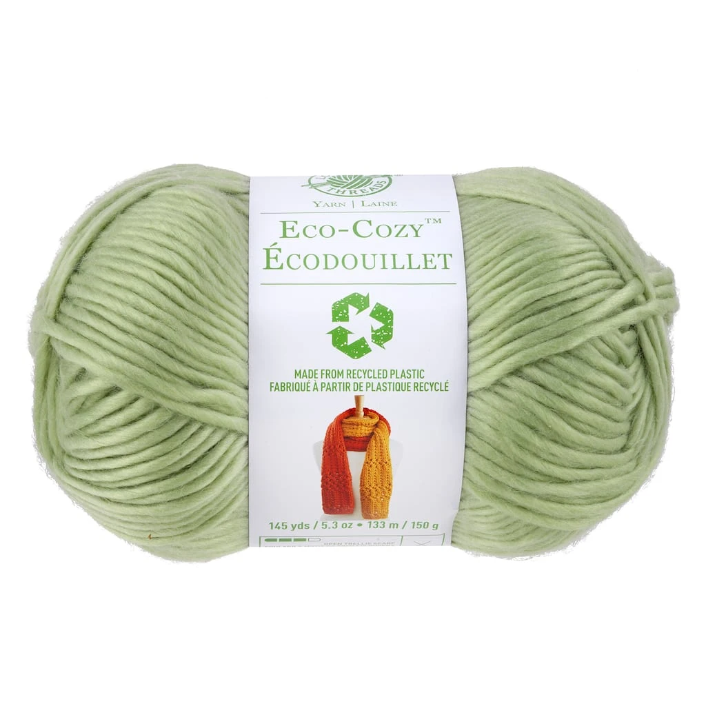 Discount ⌛ Eco-Cozy™ Yarn by Loops & Threads® ✨ 3 Discount ⌛ Eco-Cozy™ Yarn by Loops & Threads® ✨