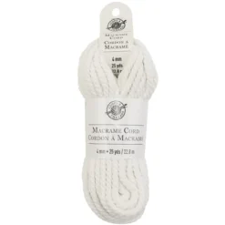 Brand new ⌛ 12 Pack: Macramé Cotton Cord by Loops & Threads®, 25yd. ✨ 11 Brand new ⌛ 12 Pack: Macramé Cotton Cord by Loops & Threads®, 25yd. ✨ -Loops and Threads Store 10665946 1 1