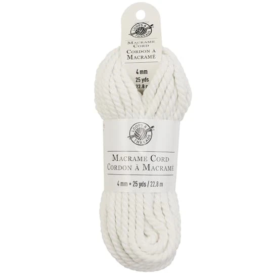 Brand new ⌛ 12 Pack: Macramé Cotton Cord by Loops & Threads®, 25yd. ✨ 7 Brand new ⌛ 12 Pack: Macramé Cotton Cord by Loops & Threads®, 25yd. ✨ - Image 5