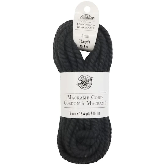 New ⌛ Macramé Cotton Cord by Loops & Threads®, 50ft. ❤️ 7 New ⌛ Macramé Cotton Cord by Loops & Threads®, 50ft. ❤️ - Image 5