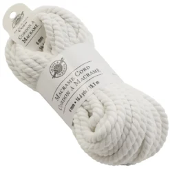 New ⌛ Macramé Cotton Cord by Loops & Threads®, 50ft. ❤️ 11 New ⌛ Macramé Cotton Cord by Loops & Threads®, 50ft. ❤️ -Loops and Threads Store 10665953 2