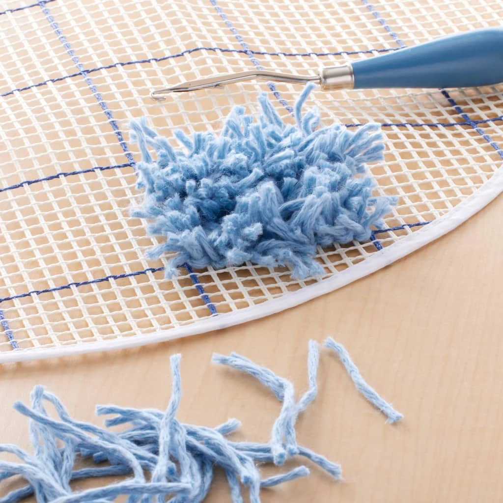 Discount ⌛ 12 Pack: 18" Round Latch Hook Canvas by Loops & Threads® ⌛ 4 Discount ⌛ 12 Pack: 18" Round Latch Hook Canvas by Loops & Threads® ⌛ - Image 2