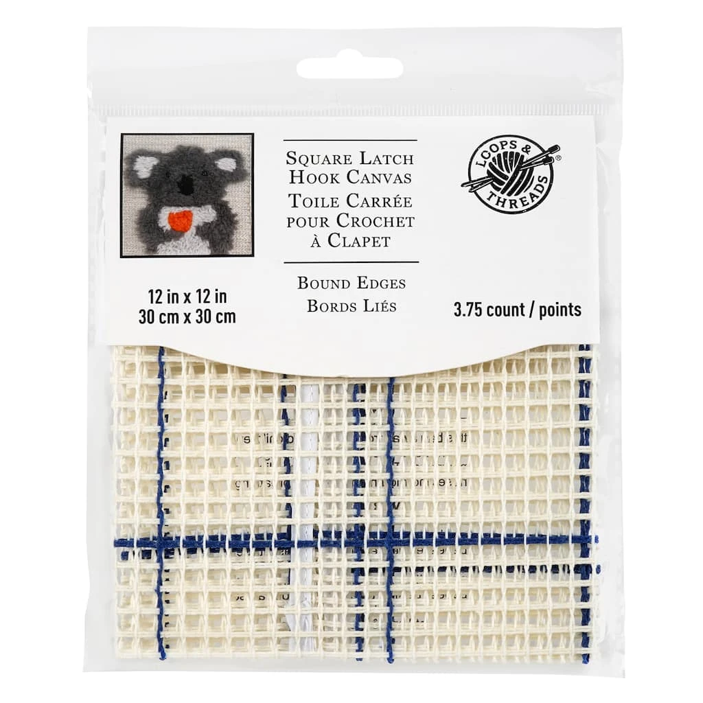 Promo ✨ Square Latch Hook Canvas by Loops & Threads® ⭐ 3 Promo ✨ Square Latch Hook Canvas by Loops & Threads® ⭐