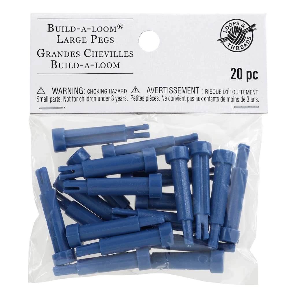 Outlet 🧨 Build-a-Loom® Large Pegs by Loops & Threads® ❤️ 3 Outlet 🧨 Build-a-Loom® Large Pegs by Loops & Threads® ❤️
