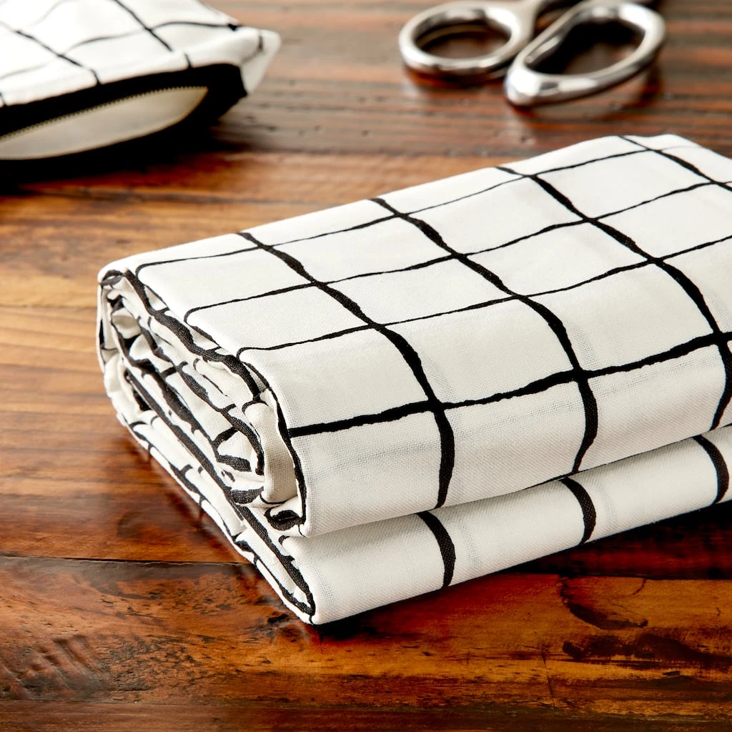 New π― Paint Plaid Print Cotton Fabric Bundle by Loops & Threads® β 4 New π― Paint Plaid Print Cotton Fabric Bundle by Loops & Threads® β - Image 2