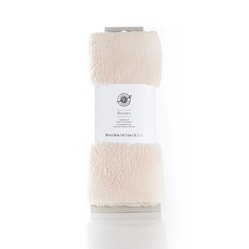 Budget π Natural Sherpa Fabric Bundle by Loops & Threads® 𧨠3 Budget π Natural Sherpa Fabric Bundle by Loops & Threads® π§¨