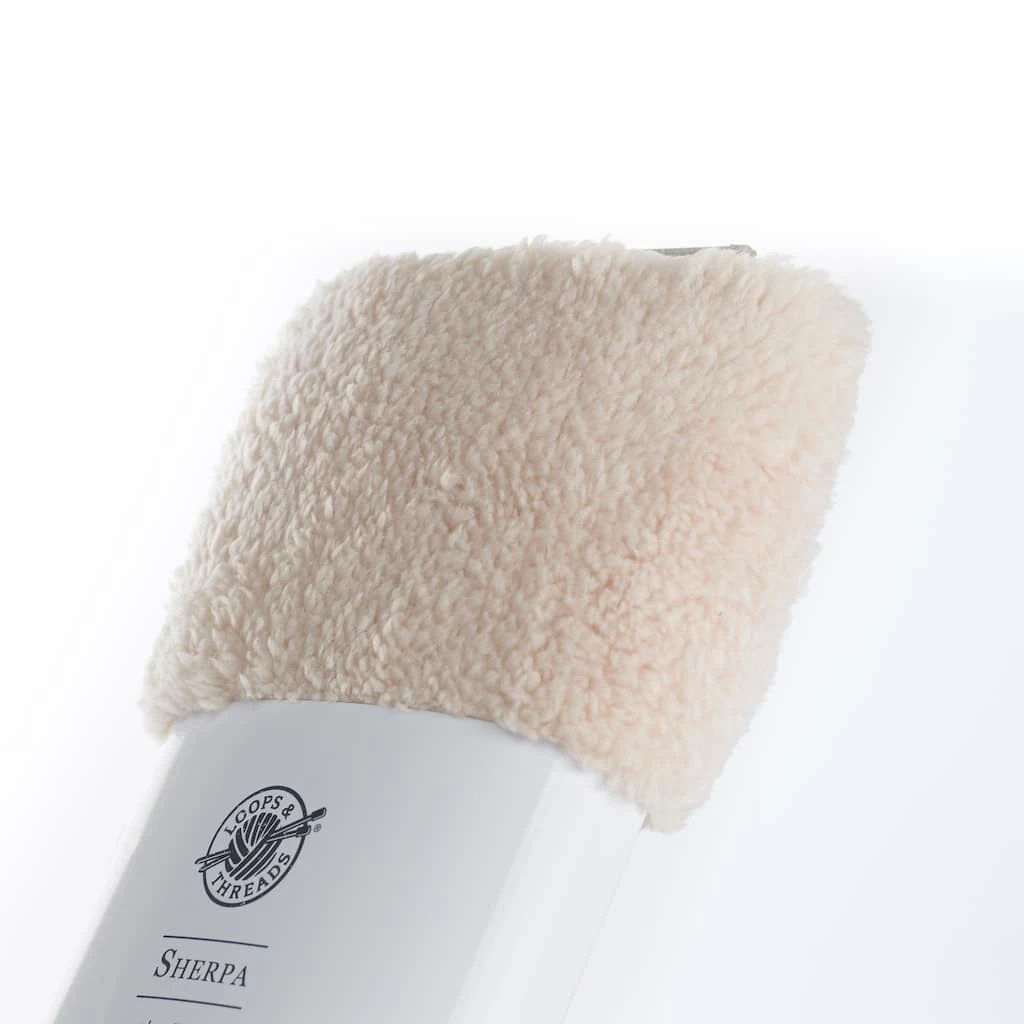 Budget π Natural Sherpa Fabric Bundle by Loops & Threads® 𧨠6 Budget π Natural Sherpa Fabric Bundle by Loops & Threads® 𧨠- Image 4