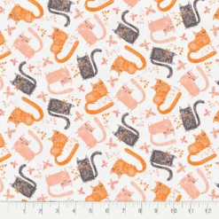 Best Sale ✔️ Coral Cats Cotton Fabric Bundle by Loops & Threads™ ⌛ 10 Best Sale ✔️ Coral Cats Cotton Fabric Bundle by Loops & Threads™ ⌛ -Loops and Threads Store 10691456 4