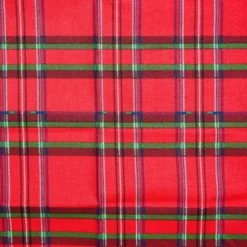 Outlet β€οΈ Red Plaid Cotton Fabric by Loops & Threads® β