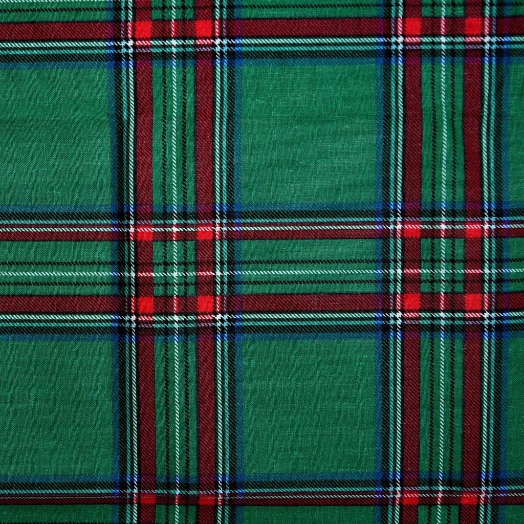 Deals βοΈ Green Plaid Cotton Fabric by Loops & Threads® π₯ 3 Deals βοΈ Green Plaid Cotton Fabric by Loops & Threads® π₯