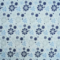 Deals 😉 Blue Snowflake Cotton Fabric by Loops & Threads® ❤️ -Loops and Threads Store 10699468 2