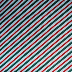 Cheap β Red and Green Stripe Cotton Fabric by Loops & Threads® π