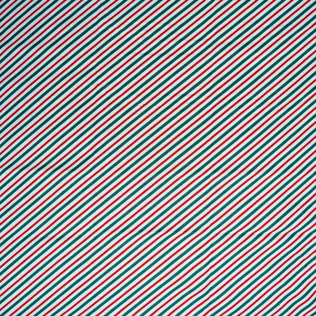 Cheap β Red and Green Stripe Cotton Fabric by Loops & Threads® π 4 Cheap β Red and Green Stripe Cotton Fabric by Loops & Threads® π - Image 2