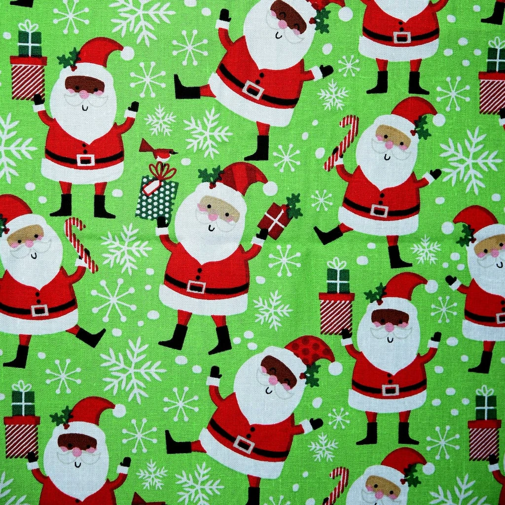 Flash Sale π Santa Cotton Fabric by Loops & Threads® β 3 Flash Sale π Santa Cotton Fabric by Loops & Threads® β