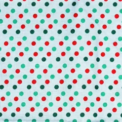 Cheapest π Red & Green Polka Dot Cotton Fabric by Loops & Threads® π