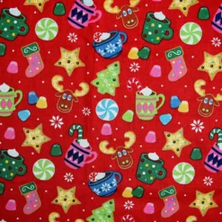 Cheapest 𧨠Hot Chocolate Cotton Fabric by Loops & Threads® π