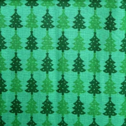 Coupon β¨ Green π Christmas Trees Cotton Fabric by Loops & Threads® π